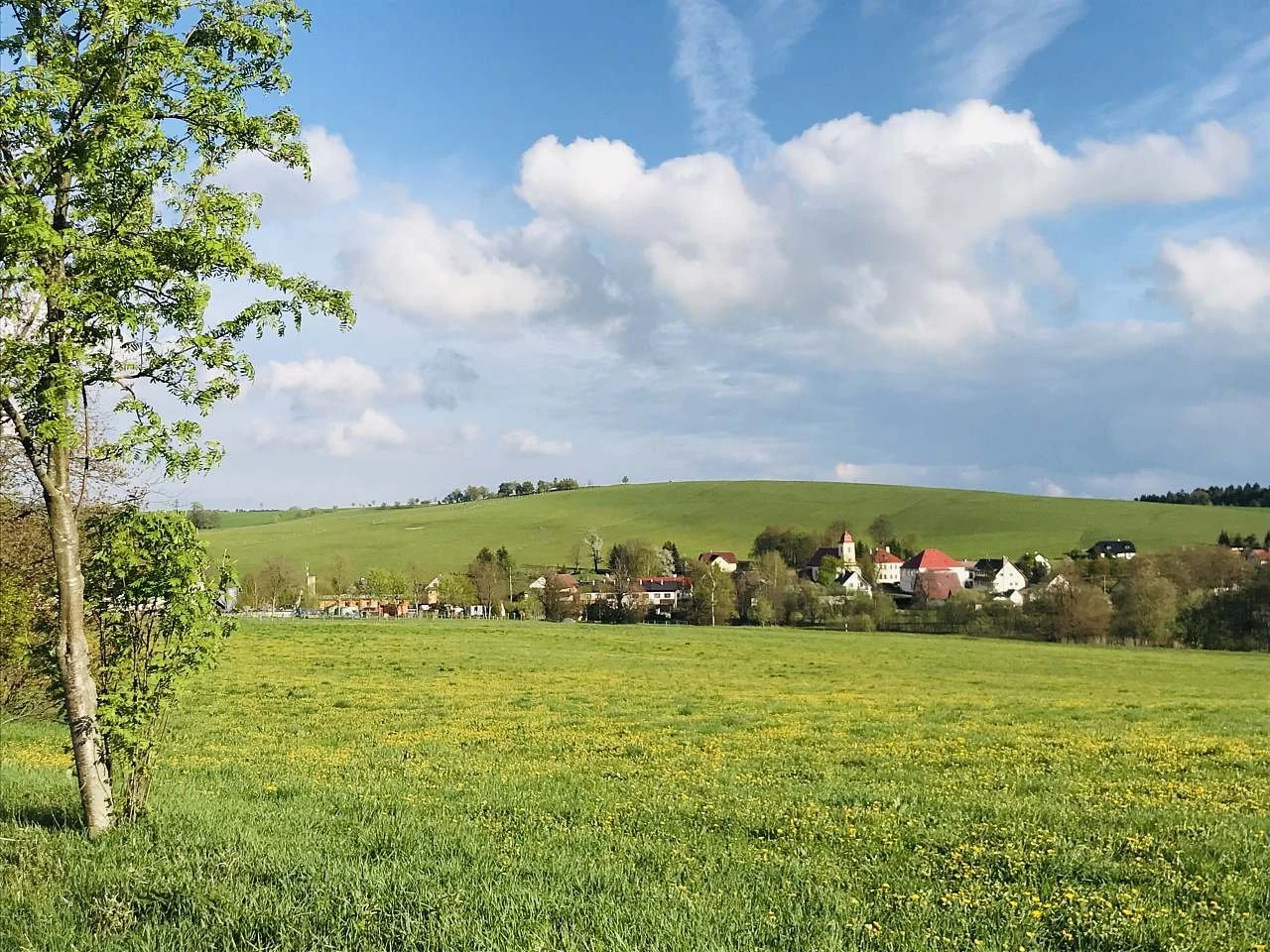 Pohled na Fryšavu pod Žákovou horou